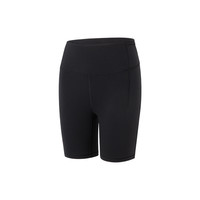 Saucony索康尼2024女子透气弹力开叉运动跑步紧身短裤女 正黑色