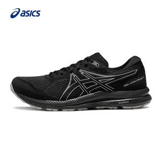 百亿补贴：ASICS 亚瑟士 男鞋GEL-CONTEND 7透气回弹黑色运动鞋1011B730-001