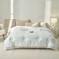 玖窝 A类 100%澳洲羊毛冬被加厚被子 180*220cm 6斤 白色