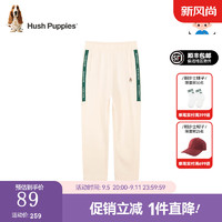 暇步士（Hush Puppies）童装儿童男女童中性大童舒适休闲时尚百搭长裤 奶油色 I款 130cm