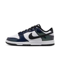 NIKE 耐克 女鞋DUNK LOW 白深蓝 胶底低帮运动鞋复古板鞋FQ8143-001