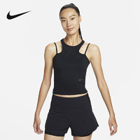 NIKE 耐克 内衣春秋跑步健身运动训练紧身速干背心打底衫DX6488-010