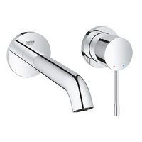 Grohe 高仪 GROHE 19408001 Essence壁挂式水龙头，含2个出水孔，总装套件（不包括隐蔽体）