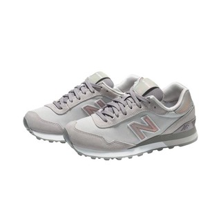 new balance NB女鞋nb515系列复古休闲跑步鞋简约运动鞋 WL515CSB/灰粉/店长力荐 36