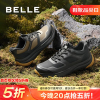 百丽厚底休闲运动鞋男鞋商场同户外山系登山鞋8DD01DM3