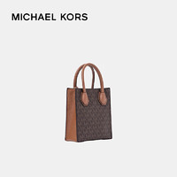 MICHAEL KORS 迈克·科尔斯 MERCER系列 女士手提包 35T1GM9C0I200 深棕/橡果棕 超小号