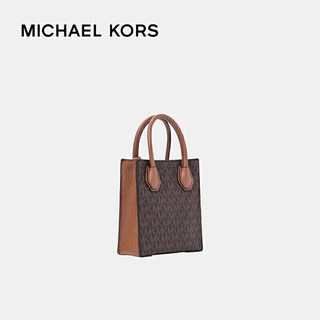 今日必买：MICHAEL KORS 迈克·科尔斯 MERCER系列 女士手提包 35T1GM9C0I200 深棕/橡果棕 超小号