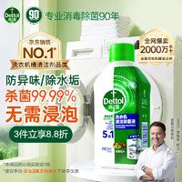 Dettol 滴露 洗衣机清洗剂清洁除菌液滚筒清洗专用清洁剂强力除垢杀菌清洁