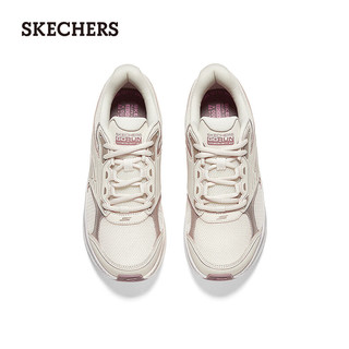 斯凯奇（Skechers）2024年夏季女鞋复古运动鞋缓震舒适透气休闲鞋128606 自然色/NAT 39