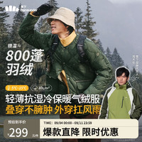 蕉下（beneunder）外套男圆领夹克棉服气绒户外穿内搭CL18824碧藻绿185/104A(XXL)