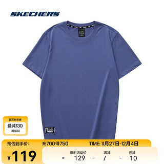 SKECHERS 斯凯奇 男款速干短袖T恤 100053896725