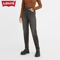 Levi's 李维斯 女士牛仔裤烟灰色高腰宽松时尚哈伦老爹裤