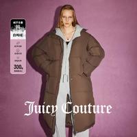 Juicy Couture 橘滋 浓摩卡立领阔版长款女式羽绒服24秋冬