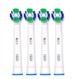 Oral-B 欧乐B 电动牙刷头 通用替换刷头 适配成人2D/3D全部型号小圆头牙刷 精准清洁 4