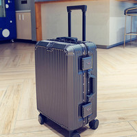 MIYO 男士铝框大容量密码登机拉杆箱 6016