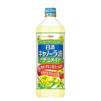 NISSIN 日清食品 日本原装进口菜籽油 低油烟芥花籽食用油富含维生素E 900g/瓶