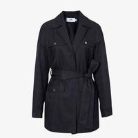 麦檬MM春秋暗格纹西装外套女