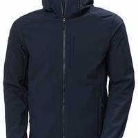 Helly Hansen 成人 中性 运动外壳夹克 Paramount 连帽软壳夹克 597 Navy 尺码Medium