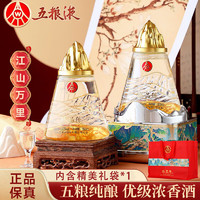 移动端、京东百亿补贴：WULIANGYE 五粮液 52度 浓香型白酒 500ml*2瓶