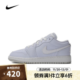 NIKE 耐克 AIR JORDAN 1 LOW 大童篮球鞋 FV8486-400