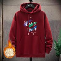 AEX 男士加绒加厚卫衣 冬季款