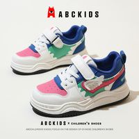 百亿补贴：ABCKIDS 儿童鞋女童透气低帮板鞋防滑休闲潮流运动鞋秋季新款