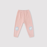 巴厘小猪（BALIPIG）【QQ棉】儿童打底裤春秋季女童休闲裤男童长裤宝宝百搭外出裤子 珊瑚粉 80cm