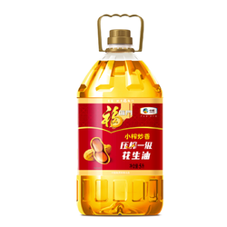 福临门 小榨炒香 压榨一级 花生油 5L