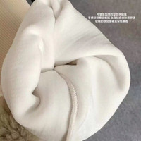 诗莉奥 冬款宽松直筒显瘦垂感拖地休闲长裤 卡其色 1条 均码