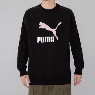 PUMA 彪马 运动卫衣男女同款大logo针织卫衣