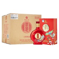 百亿补贴：XIJIU 习酒 贵州习酒 喜宴 酱香型53度白酒500ml*6瓶整箱(新老款随机发货)hd