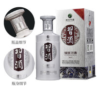 XIJIU 习酒 银质 53度 酱香型白酒 500mL 单瓶装