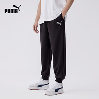 PUMA 彪马 男子户外休闲运动长裤ESS RELAXED PANTS FT M683481 黑色