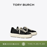 TORY BURCH LADYBUG系带休闲运动鞋 153015 黑色/纯黑色 001 6.5  37