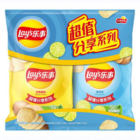 Lay's 乐事 组合包 148克*2 原味+青柠