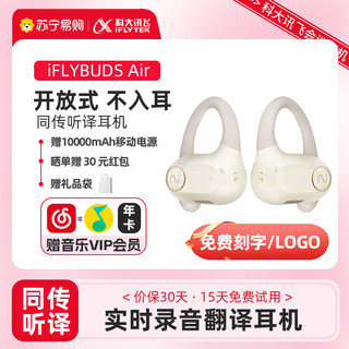 iFLYTEK 科大讯飞 iFLYBUDS PRO 入耳式真无线动圈主动降噪蓝牙耳机 深空灰