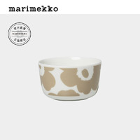 marimekko 玛莉美歌Unikko游霓可印花时尚陶瓷马克杯餐具 碗米色