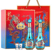 百亿补贴：YANGHE 洋河 梦之蓝 龙凤呈祥礼盒 52度 550mL*2瓶