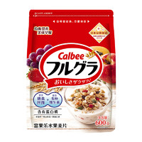 Calbee 卡乐比 原味水果麦片 600g*1袋 即食代餐早餐