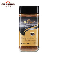 GRANDOS 特浓速溶纯黑咖啡50g