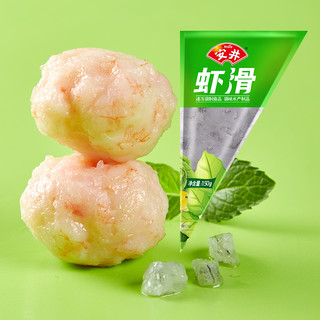 88VIP：Anjoy 安井 虾滑锁鲜装火锅丸子食材150g*1袋虾仁