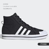 adidas 阿迪达斯 官方正品NEO女子中帮休闲帆布鞋FX9065 4487 4488