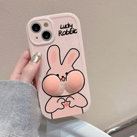 卡通少女ins风适用iphone15promax可爱pro苹果13手机壳1211全包i15套15pro防摔14ProMax保护软壳女款