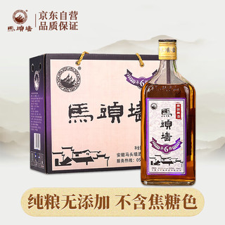 马头墙 黄酒 无焦糖色 六年纯粮陈酿花雕酒 500ml*6瓶