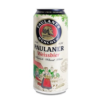 PAULANER 保拉纳 柏龙小麦白啤 500ml*24罐 德国进口