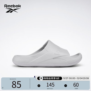 Reebok 锐步 官方24春夏新款男女CLEAN SLIDE潮流休闲一字凉拖鞋  43