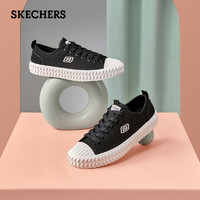 SKECHERS 斯凯奇 女鞋帆布鞋时尚百搭简约轻便耐磨低帮休闲鞋板鞋155126