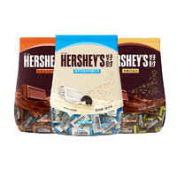 88VIP：HERSHEY'S 好时 巧克力排块 500g*3袋 婚庆喜糖散装糖果