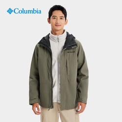 Columbia 哥伦比亚 男女同款可拆卸抓绒内胆三合一休闲服保暖外套