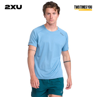 2XU Aero系列男士短袖运动半袖健身圆领t恤速干打底汗衫吸湿排汗